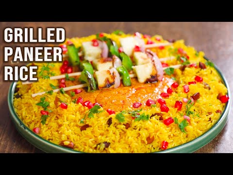 Grilled Paneer Rice Recipe | Veg Meals | Lunch/Dinner Recipes | Variety Rice Recipes | Varun Inamdar