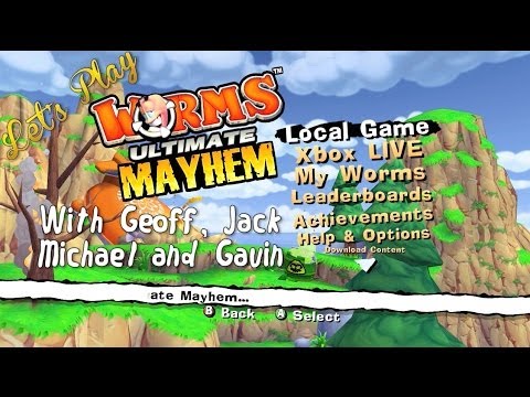 worms - The squirms return this week in Worms: Ultimate Mayhem for the Xbox 360. Watch out for couches. RT Store: http://roosterteeth.com/store/ Rooster Teeth: http:...