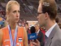 Manon Flier got interviewed after the awarding ceremony at the European Championships. A well-deserved MVP award. Smile :) Congrats Manon as well as the Dutch team winning the silver medal :D No copyright infringement intended. no rude comments please, they will be deleted. thanks.