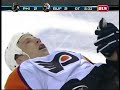 Umberger crushed by Campbell Umberger crushed by Campbell