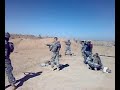 انفجار رشاشة اثناء التدريب