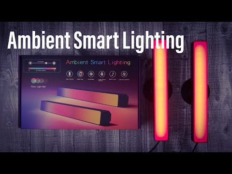 Smart LED Lightbar, RGB Gaming Lamp Lighting Sincronizzazione Con Musica E Contr