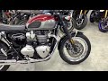 トライアンフ BONNEVILLE T120 ボンネビルT120 2024年モデル スクリーン USB電源装備!!