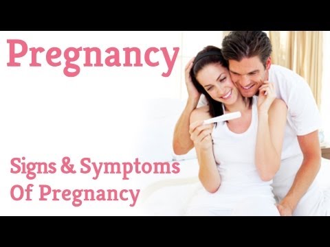 pregnancy symptoms - http://www.pregnancychat.com/8-signs-symptoms-of-pregnancy Moncia Healy talks about the 8 signs and symptoms of early pregnancy. If you have any questions or...