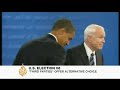 barack obama and john mccain are receiving all the attention as the us presidential election approaches, but they are not the only choices for voters .

a raft of so-called third party candidates is also on the ballot paper. 

tom ackerman takes a closer look at some of the candidates fighting an election they have no chance of winning.