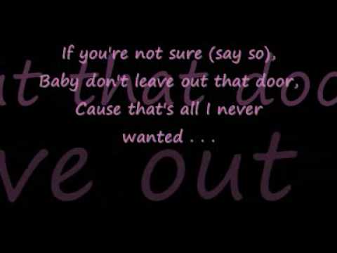 Corey Latif Williams - All I Never Wanted (with lyrics) Corey Latif Williams - All I Never Wanted (with lyrics)