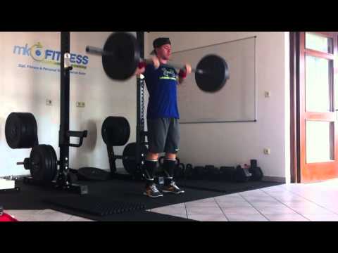 how to practice squat cleans