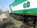 GO Run 153 arriving and departing Cooksville Station