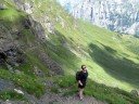 Hiking down the Schilthorn