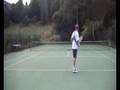 my serve on a court