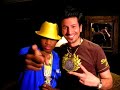 style icon and supermodel vj wiqar ali khan, rock star bryan adams, popstars hanson brothers, singer neyo, simon from blue pimp my ride host & rapper xzibit, snatch actor alan ford, footballer ian right, actor danny dyer, moonwalk inventor jeffrey daniels