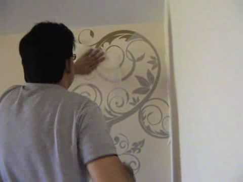Decorativos - http://www.teleadhesivo.com/es/vinilos-decorativos/producto/florales-247/arabis-8610 Modelo de vinilo decorativo de TeleAdhesivo.com. Video Instrucciones de ...