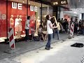 Street drum percussion perfomance