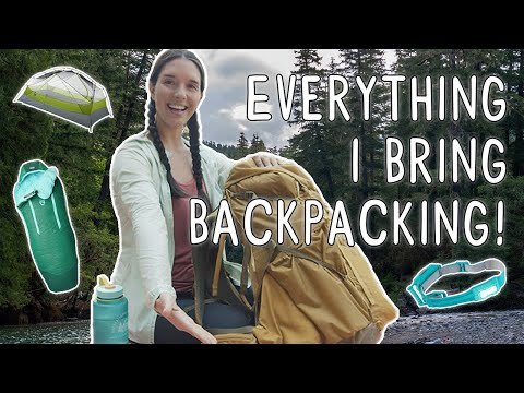 Everything I Bring BACKPACKING and How I Pack! | Miranda in the Wild