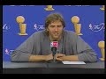 dirk nowitzki kills bug at press conference