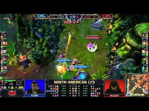 curse gaming - League of Legends Season 3 Qualifiers Team Dignitas (DIG) vs Curse Gaming (CRS) - League of Legends LCS 2013 NA Spring W4D1.