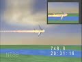 TWA 800 breakup animation