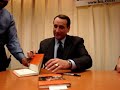 Mike Krzyzewski Duke Basketball Coach signing his new book. Mike Krzyzewski Duke Basketball Coach signing his new book.