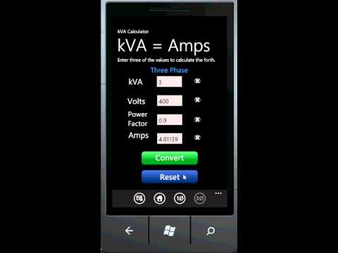 how to turn kw into kva