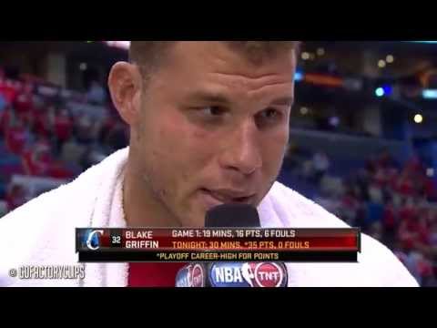Blake Griffin Full Highlights vs Warriors 2014 Playoffs West R1G2 - 35 Pts