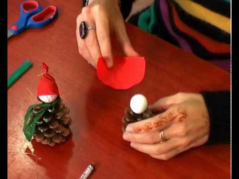 Karácsonyi tobozmanó készítése! :)