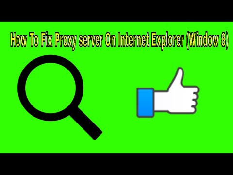 how to fix proxy server