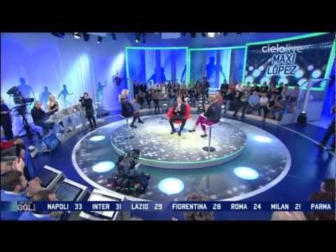 Cielo che Gol! Maxi Lopez Wanda Nara.avi