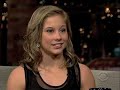 Shawn Johnson on David Letterman (Part 2/2)