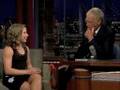 Shawn Johnson on David Letterman (Part 2/2)