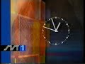 SVT1:s avslutning på måndagens sändningar den 8 januari 1996. Detta var första dagen med SVT:s nya grafik. Hallåan som säger godnatt heter Per Blomquist.