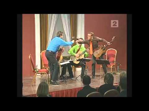guitarquartet - Baltic Guitar Quartet plays Malamatina by Carlo Domeniconi during CD