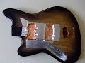 burningboy-guitar build-jazzmaster-surf guitar