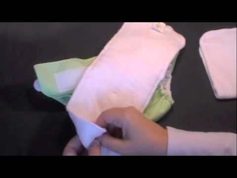 how to fasten a terry nappy