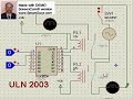 Microcontroller interface to Relays by ULN 2003