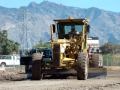 Grader at the Rio Nuevo land fill reclamation