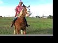 Testing a new Medieval Saddle