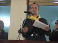 amb els papers de rei juan carlos, j. pujol, aznar, montilla i m�s, l'actor toni alb� fa de pregoner de la festa major de spt (21-ix-07)