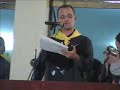amb els papers de rei juan carlos, j. pujol, aznar, montilla i m�s, l'actor toni alb� fa de pregoner de la festa major de spt (21-ix-07)