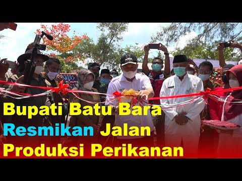 Bupati Batu Bara Resmikan Jalan Produksi Perikanan