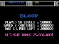 this is what happens when the game trog (nes) has been completed.