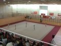 El conjunto Alevín Federado del Club La Victoria (Valladolid, Castilla y León) de Gimnasia Rítmica 2009, en el III Torneo Nacional de San Sebastián de los Reyes (Comunidad de Madrid) haciendo su 2º Pase como Exhibición.