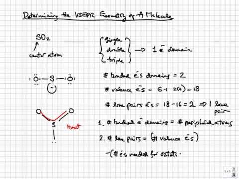 how to draw vsepr structures