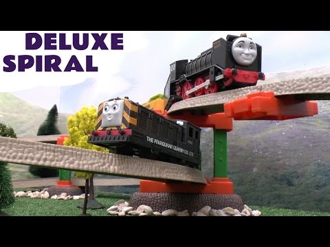 Thomas - Thomas and Friends Trackmaster Deluxe Spiral Track Pack by Fisher Price. This would appear to be a new type of girder for constructing height. It has been ve...