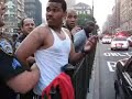 Man posing as NYPD cop gets handcuffed, possibly arrested Man posing as NYPD cop gets handcuffed, possibly arrested
