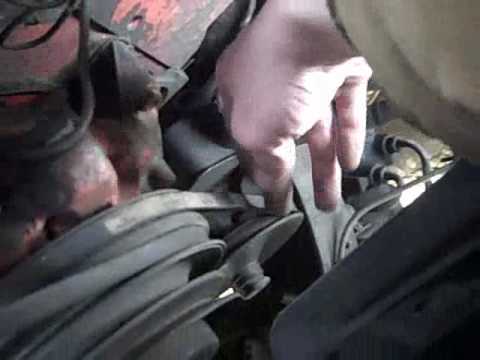 how to tighten alternator belt