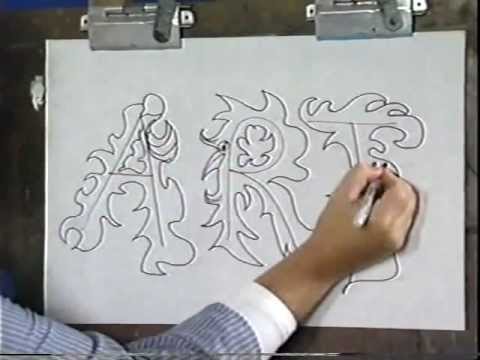 how to draw graffiti letters of the alphabet w