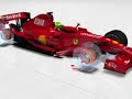 Ferrari F2008 front break setup for Monza