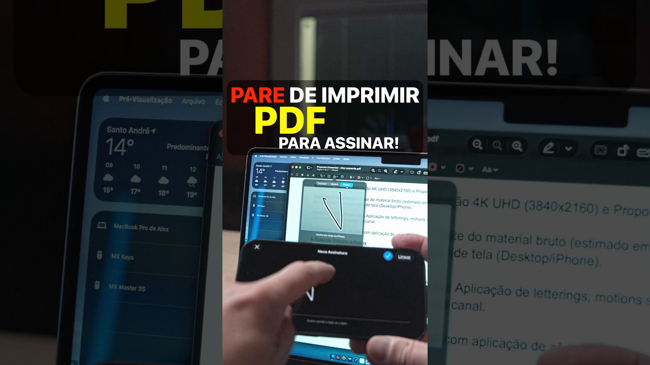 Você sabia que o Mac assina PDF sem instalar nada? #macbook #dicas #tutorial