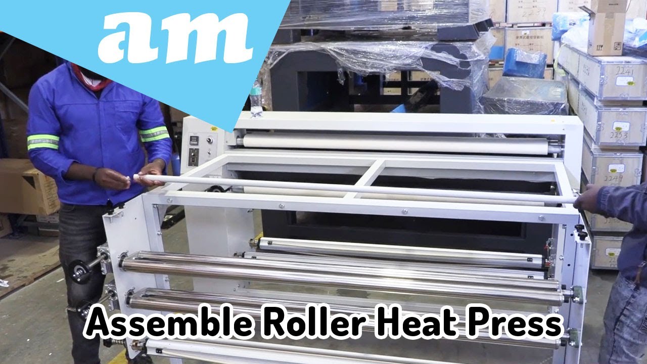 HROLLER/1600/E6 1620mm Roller Heat Press, 6kW 220V Electric Heating