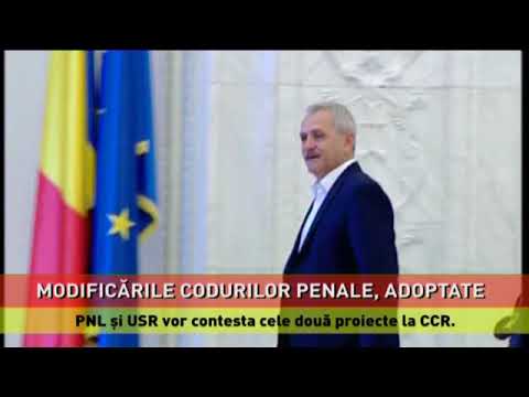Modificarea codurilor penale, contestată la C.C.R.